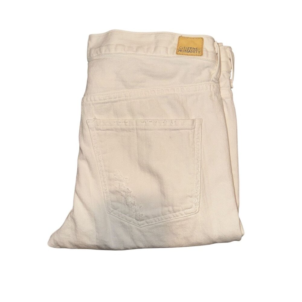 Citizens of Humanity Straight Leg Jeans Womens 27 29 Premium Vintage Distressed